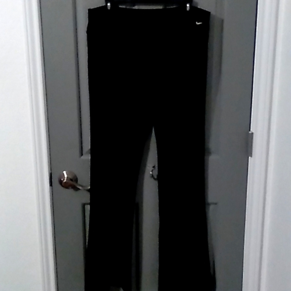 Womens black Nike Dry Fit athletic pants